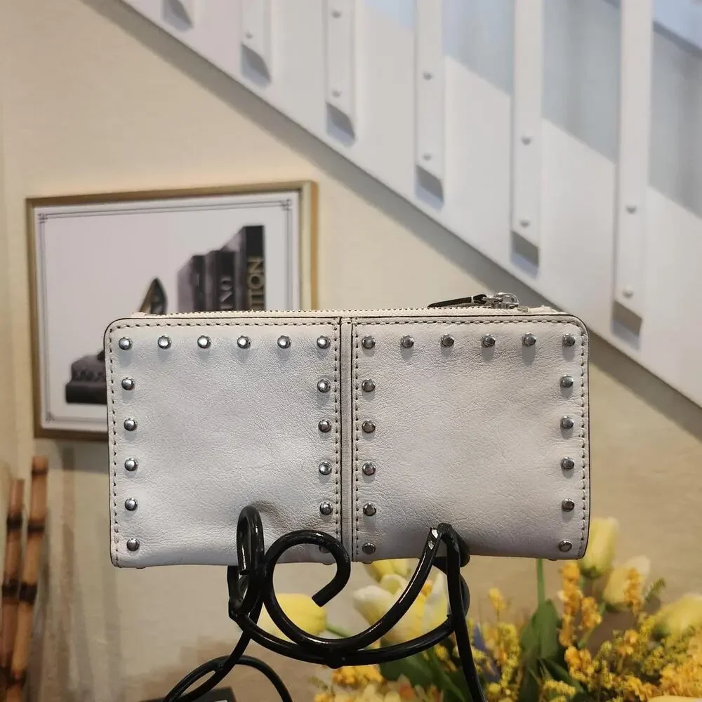 Michael kors studded bifold wallet